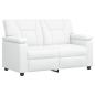 Preview: Sofa-Set 2 pcs Weiß Kunstleder