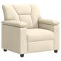 Preview: Sofa-Set 2 pcs Creme Kunstleder