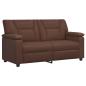 Preview: Sofa-Set 2 pcs Braun Kunstleder
