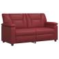 Preview: Sofa-Set 2 pcs Weinrot Kunstleder