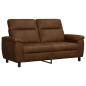 Preview: Sofa-Set 2 pcs Braun Kunstwildleder