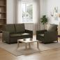 Preview: ARDEBO.de - Sofa-Set 2 pcs Olivegrün Kunstwildleder