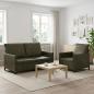 Preview: ARDEBO.de - Sofa-Set 2 pcs Olivegrün Kunstwildleder