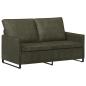 Preview: Sofa-Set 2 pcs Olivegrün Kunstwildleder