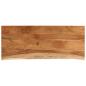 Preview: Waschtischplatte 140x60x3,8 cm Rechteckig Massivholz Akazie