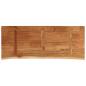 Preview: Waschtischplatte 140x60x3,8 cm Rechteckig Massivholz Akazie
