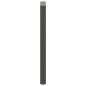 Preview: Bartischbeine U-Form 2 Stk. Anthrazit 40x(110-111) cm Stahl