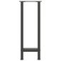 Preview: Konsolentischbeine Anthrazit 2 Stk. 38x(72-73) cm Stahl