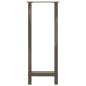 Preview: Bartischbeine Naturstahl 2 Stk. 40x(100-101) cm Stahl