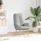 Preview: ARDEBO.de - Sessel Wolkengrau Polyester und Sperrholz