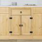 Preview: Schrank SKI Honigbraun 60 x 46 x 81,5 cm Massives Kiefernholz