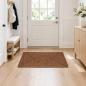 Preview: ARDEBO.de - Bereichsteppich Grau 60 x 110 cm Jute