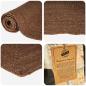 Preview: Bereichsteppich Grau 80 x 200 cm Jute