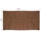 Preview: Bereichsteppich Grau 80 x 200 cm Jute