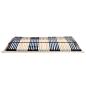 Preview: Bett-Lattenrost Braun 90 x 190 cm Massivholz Buche