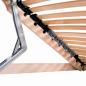 Preview: Bett-Lattenrost Braun 90 x 190 cm Massivholz Buche