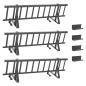 Preview: Schneefanggitter Anthrazit 300 x 29,5 x 34,5 cm Stahl