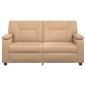 Preview: Sofa Cappuccino 171 x 85 x 93 cm Kunstleder