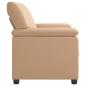 Preview: Sofa Cappuccino 191 x 85 x 93 cm Kunstleder