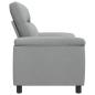 Preview: Sofa Hellgrau 95 x 90 x 95 cm Stoff