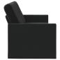 Preview: 3-Sitzer Sofa Schwarz 190 x 81 x 82 cm Samt (V)