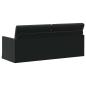 Preview: 3-Sitzer Sofa Schwarz 190 x 81 x 82 cm Samt (V)