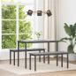 Preview: ARDEBO.de - Esstische 150 x 90 x 75 cm Holzwerkstoff Sonoma-Grau Rechteckig