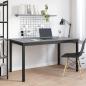 Preview: Esstische 150 x 90 x 75 cm Holzwerkstoff Sonoma-Grau Rechteckig
