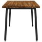 Preview: Quadratischer Esstisch 120 x 90 x 75 cm Massivholz Akazie