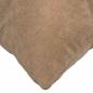Preview: Wurfkissen 6 stk. HEERLEN Taupe 30 x 50 cm Mikrofaser Fleece