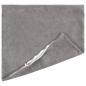 Preview: Wurfkissen 2 stk. HEERLEN Hellgrau 65 x 65 cm Mikrofaser Fleece