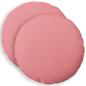 Preview: Wurfkissen 2 stk. HEERLEN Rosa Durchmesser 60 cm Stoff