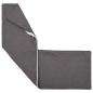 Preview: Wurfkissen 2 stk. HEERLEN Hellgrau 40 x 145 cm Stoff