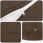 Preview: Wurfkissen 2 stk. HEERLEN Taupe Durchmesser 40 cm Stoff