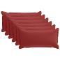 Preview: Wurfkissen 6 stk. HOUTEN Weinrot 40 x 70 cm Polyester