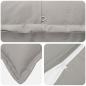 Preview: Wurfkissen 2 stk. HOUTEN Grau 40 x 40 cm Polyester