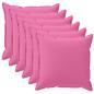 Preview: Wurfkissen 6 stk. HOUTEN Rosa 50 x 50 cm Polyester