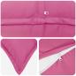Preview: Wurfkissen 6 stk. HOUTEN Rosa 50 x 50 cm Polyester