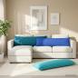Preview: ARDEBO.de - Wurfkissen HOUTEN Hellblau 40 x 145 cm Polyester