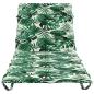 Preview: Sonnenliege Kissen GEMERT 100 % Polyester Blattmuster