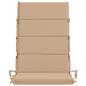 Preview: Hochlehner-Auflage GEMERT 2 stk. 100 % Polyester Sand
