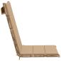 Preview: Hochlehner-Auflage GEMERT 2 stk. 100 % Polyester Sand