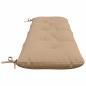 Preview: Bankkissen VIANEN 100 % Polyester Sand 160 x 40 x 12 cm
