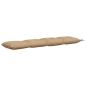 Preview: Bankkissen VIANEN 100 % Polyester Sand 160 x 40 x 12 cm