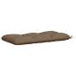 Preview: Bankkissen VIANEN 100 % Polyester Taupe 110 x 60 x 12 cm