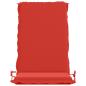 Preview: Hochlehner-Auflage GEMERT 2 stk. 100 % Polyester Rot