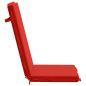 Preview: Hochlehner-Auflage GEMERT 2 stk. 100 % Polyester Rot