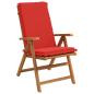 Preview: Hochlehner-Auflage GEMERT 4 stk. 100 % Polyester Rot