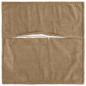 Preview: Wurfkissen 12 stk. HOUTEN Taupe 45 x 45 cm Mikrofaser Fleece