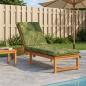 Preview: ARDEBO.de - Sonnenliege Kissen GEMERT 100 % Polyester Blattdesign